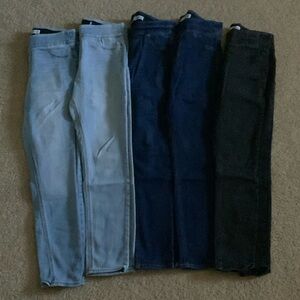 Old Navy Rockstar Super Skinny Jeggings Mid-rise pull on size 8 women’s bundle